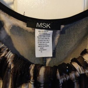 MSK size 16 Tank Dress with light sequencing